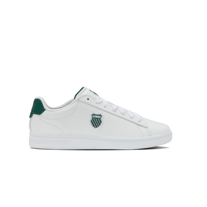 K-Swiss Court Shield II White Naval Academy 130 | Leather Sneaker