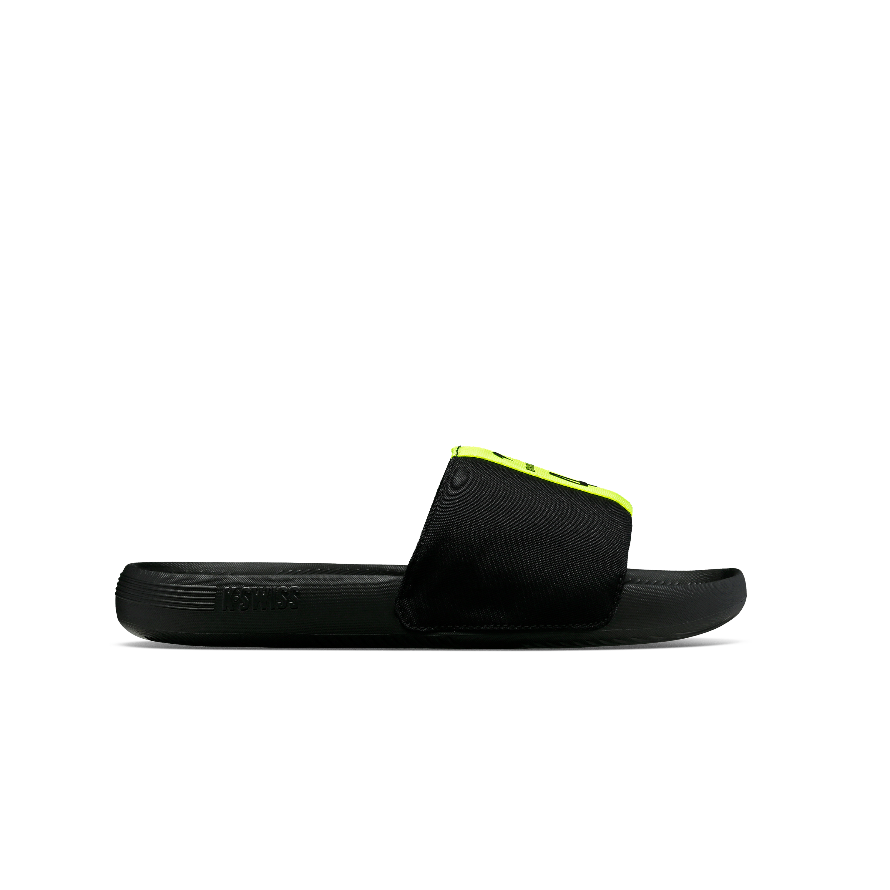 McLaren x K-Swiss Slide Sandal – Black/Safety Yellow | K-Swiss