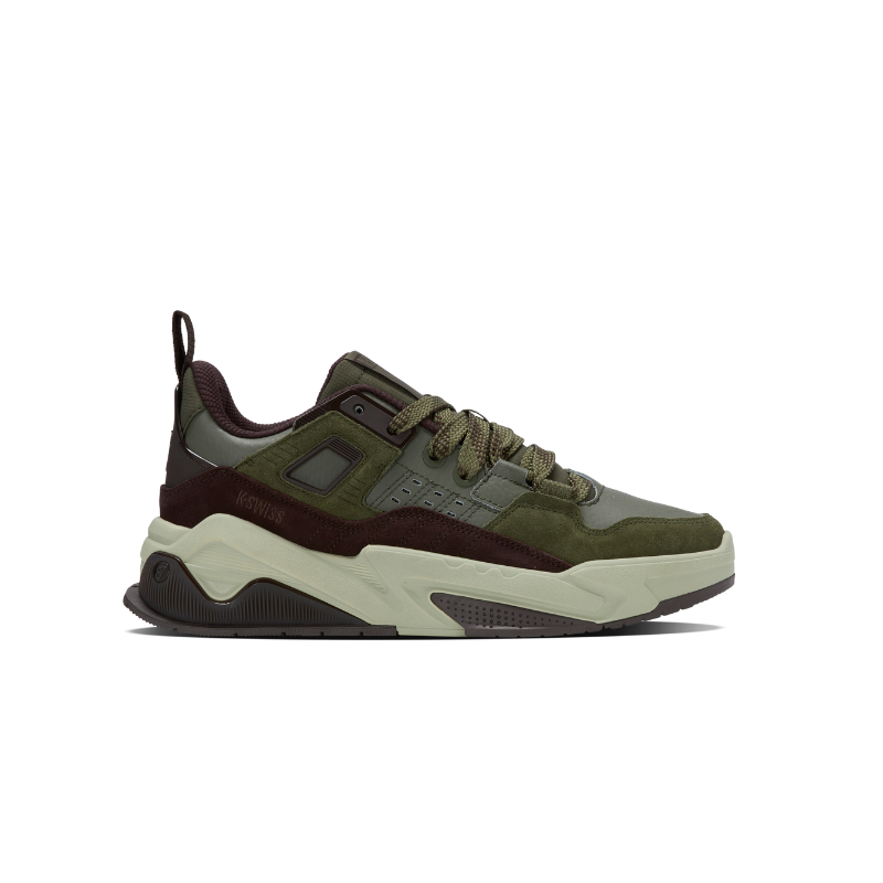 kushchan K-Swiss Techna Black Coffee | Mid-Top Sneaker EVA Midsole Wide