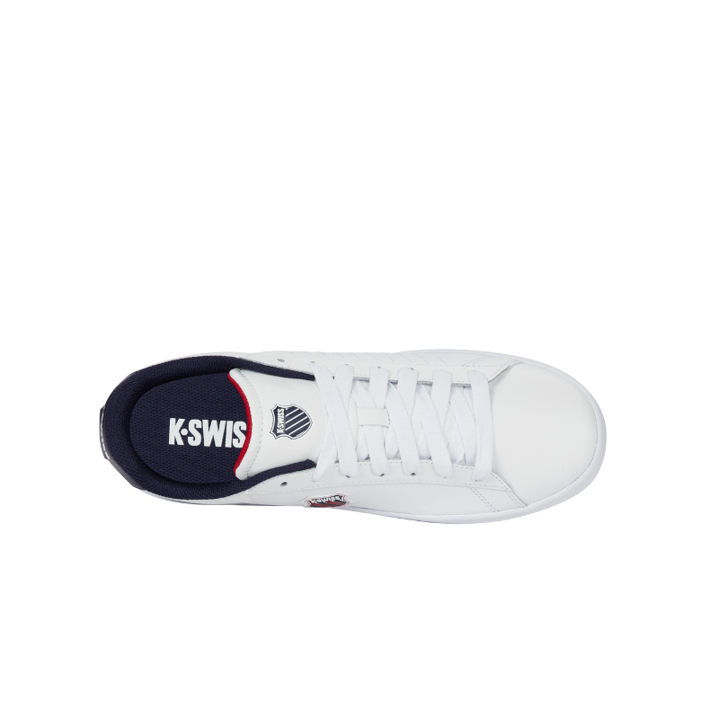 Court Shield II - White / Samba Red 983