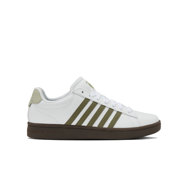 K-Swiss Court Tiebreak II White Olive 125 | Lifestyle Sneaker – KSwiss