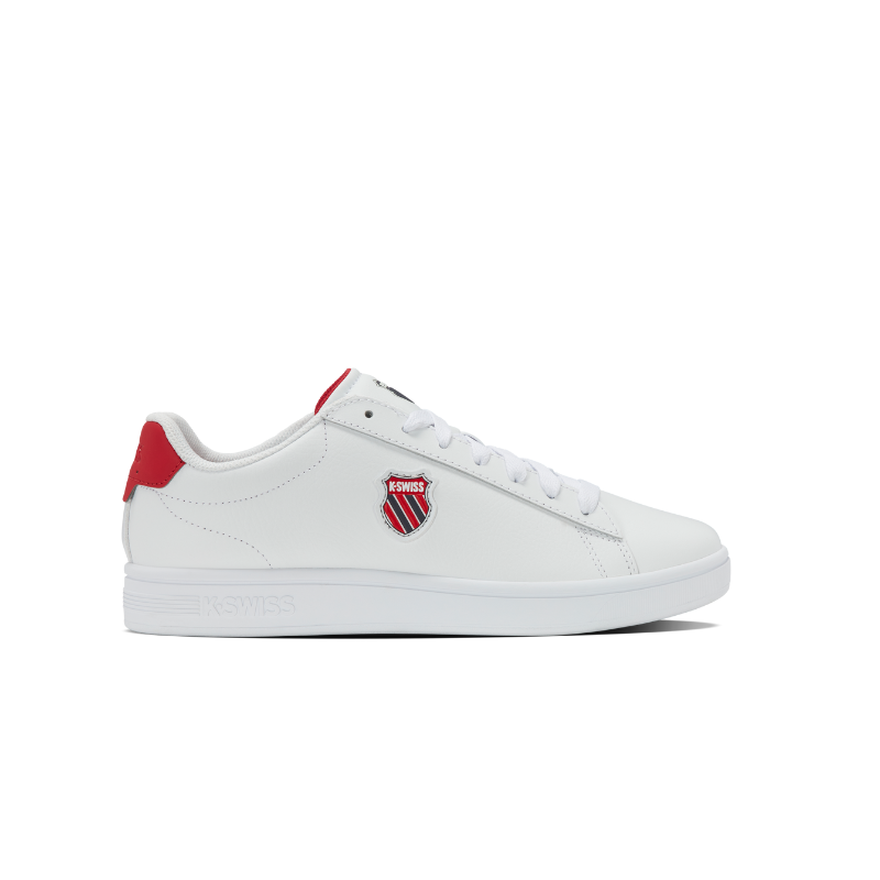 Court Shield II - White / Mars Red 128