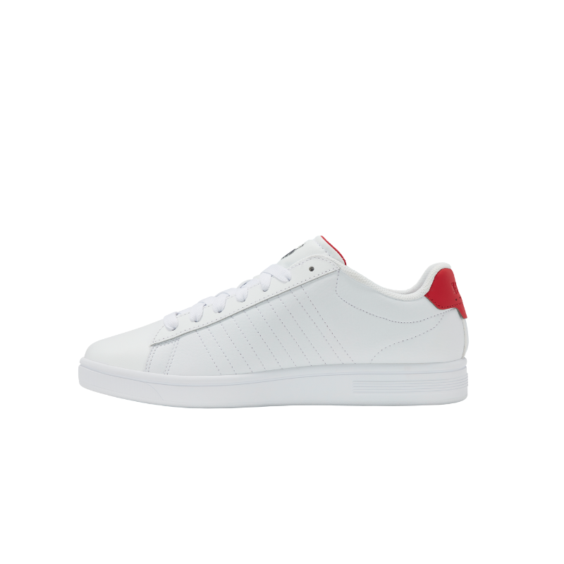 Court Shield II - White / Mars Red 128