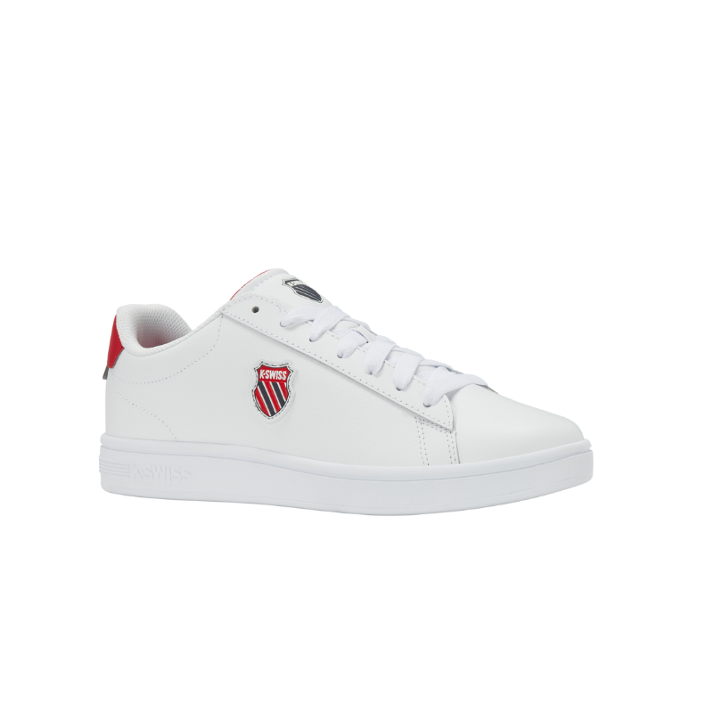 Court Shield II - White / Mars Red 128